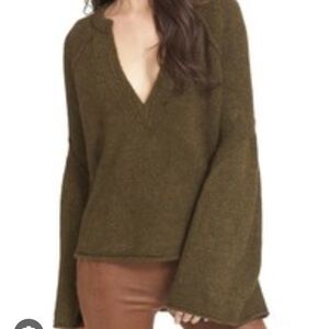 FREE PEOPLE Women's Olive Sweater